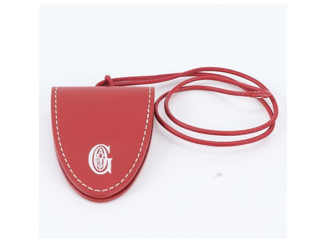 Charm per borsa in pelle rossa Goyard - vista 2