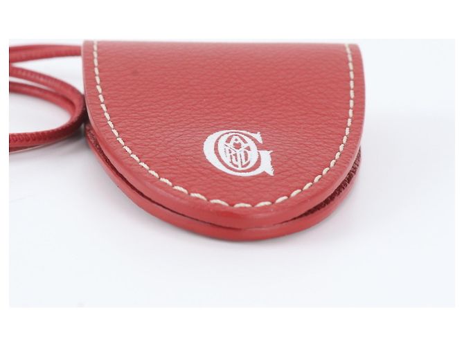 Charm per borsa in pelle rossa Goyard - vista 4