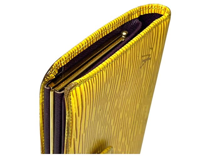 Cartera larga Continental Viennois Louis Vuitton Amarillo - vista 6