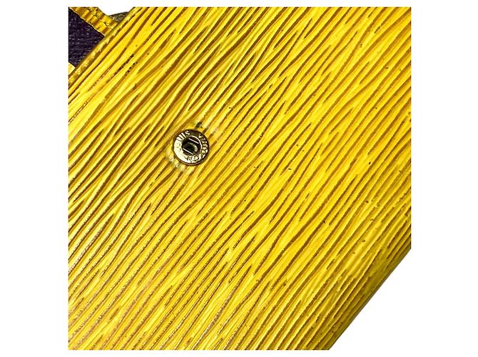 Cartera larga Continental Viennois Louis Vuitton Amarillo - vista 8