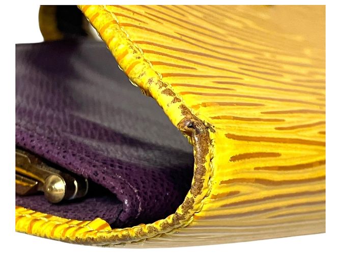 Cartera larga Continental Viennois Louis Vuitton Amarillo - vista 9