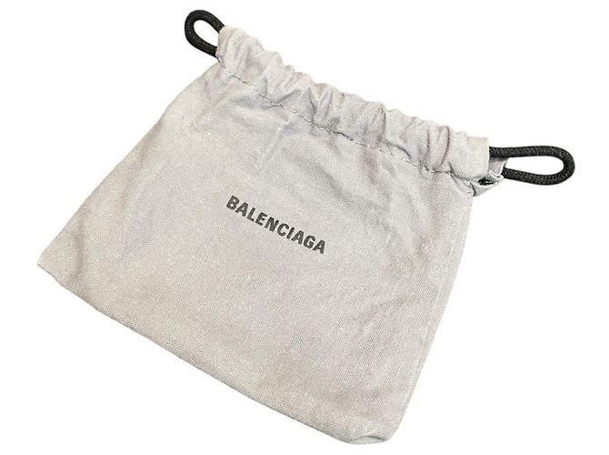 Mini billetera tríptico de cuero Paper de Balenciaga Castaño - vista 5