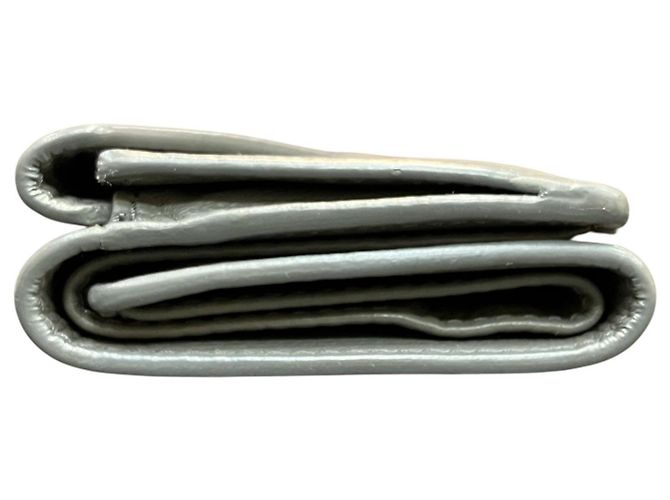 Mini billetera tríptico de cuero Paper de Balenciaga Castaño - vista 9