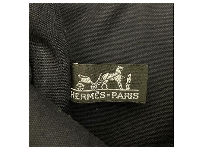 Hermès Borsa Tote Hermes Fourre-Tout Bassas MM Blu navy - vista 4