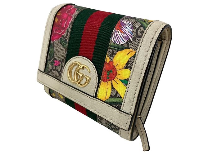 Cartera compacta Gucci Ophidia Multicolor - vista 9