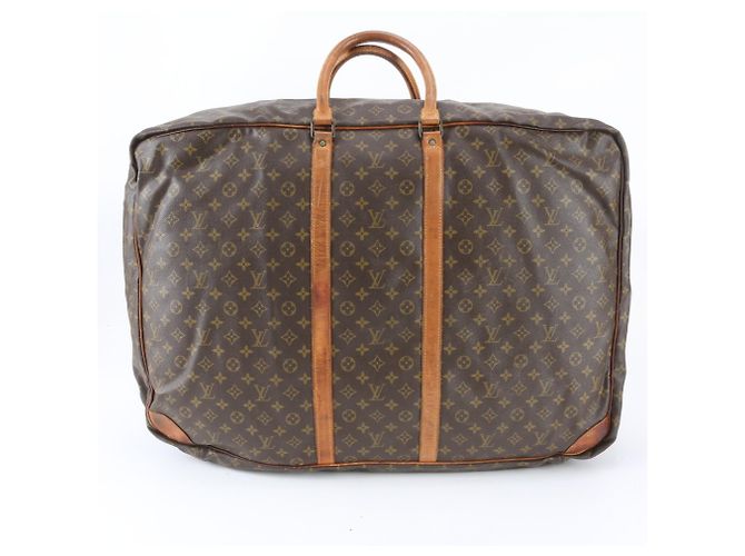 Borsa Boston in pelle Louis Vuitton Monogram Sirius 70 M41400 Marrone - vista 3