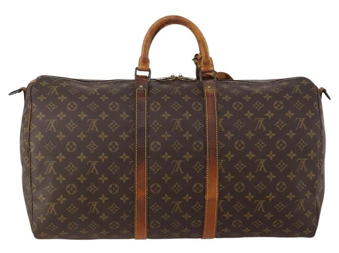 LOUIS VUITTON Monogram Keepall Bandouliere 55 Boston Bag M41414 LV Auth bs36149 - view 2
