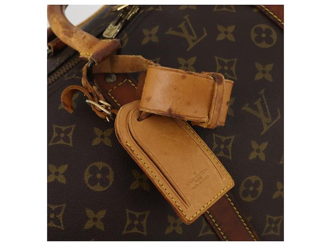 LOUIS VUITTON Monogram Keepall Bandouliere 55 Boston Bag M41414 LV Auth bs36149 - view 22