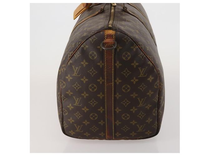 LOUIS VUITTON Monogram Keepall Bandouliere 55 Boston Bag M41414 LV Auth bs36149 - view 3
