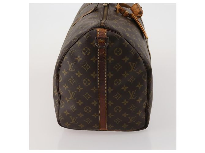 LOUIS VUITTON Monogram Keepall Bandouliere 55 Boston Bag M41414 LV Auth bs36149 - view 4
