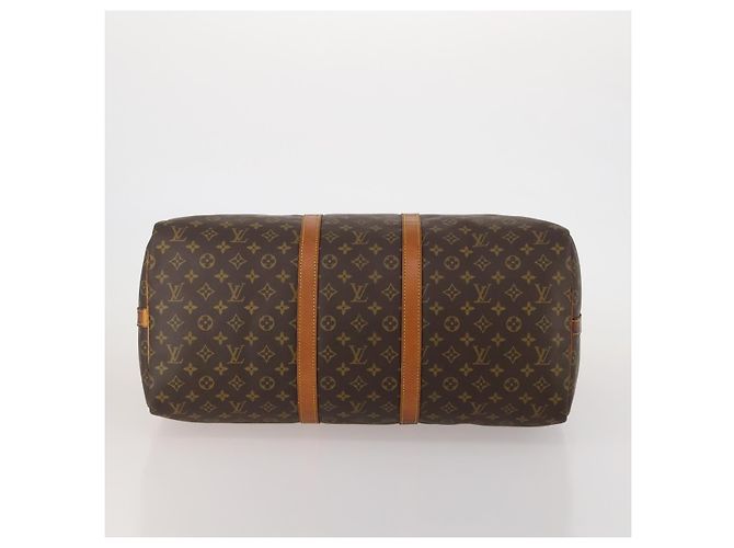LOUIS VUITTON Monogram Keepall Bandouliere 55 Boston Bag M41414 LV Auth bs36149 - view 5