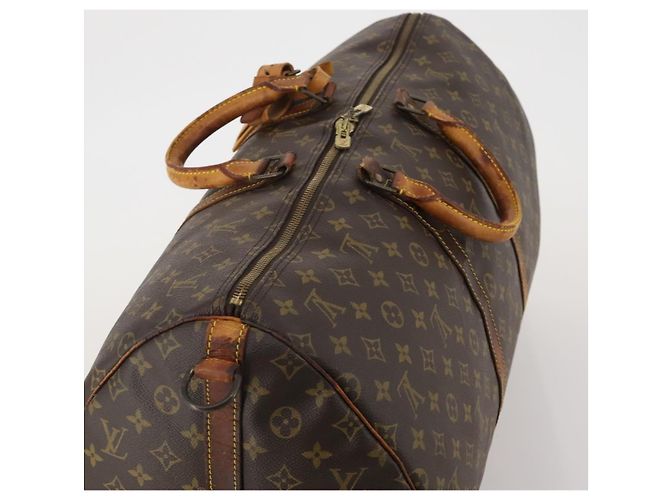 LOUIS VUITTON Monogram Keepall Bandouliere 55 Boston Bag M41414 LV Auth bs36149 - view 6