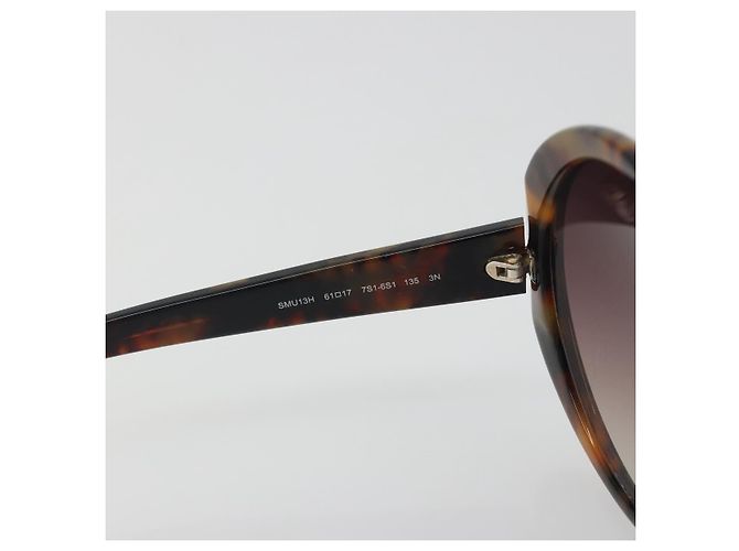 Miu Miu Tortoise Pattern Sunglasses Plastic Brown Auth BA14256 - view 11