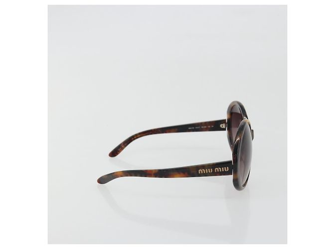 Miu Miu Tortoise Pattern Sunglasses Plastic Brown Auth BA14256 - view 4