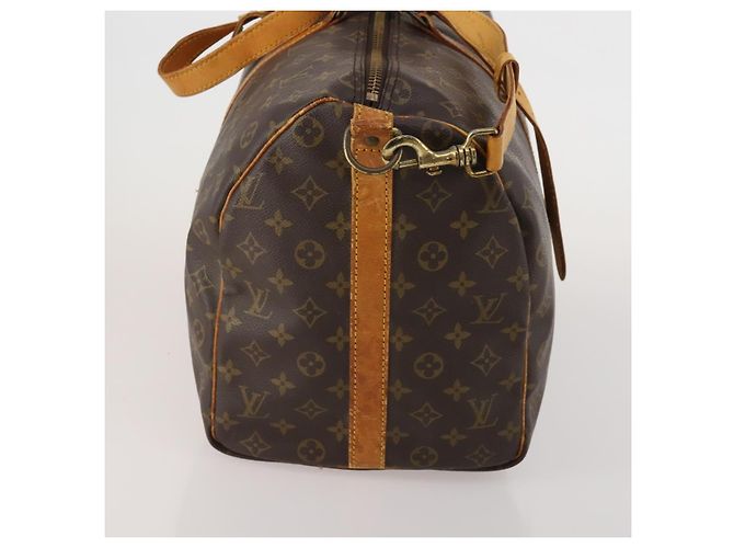 LOUIS VUITTON Monogram Keepall Bandouliere 50 Boston Bag M41416 LV Auth 192106 Monogramma - vista 3