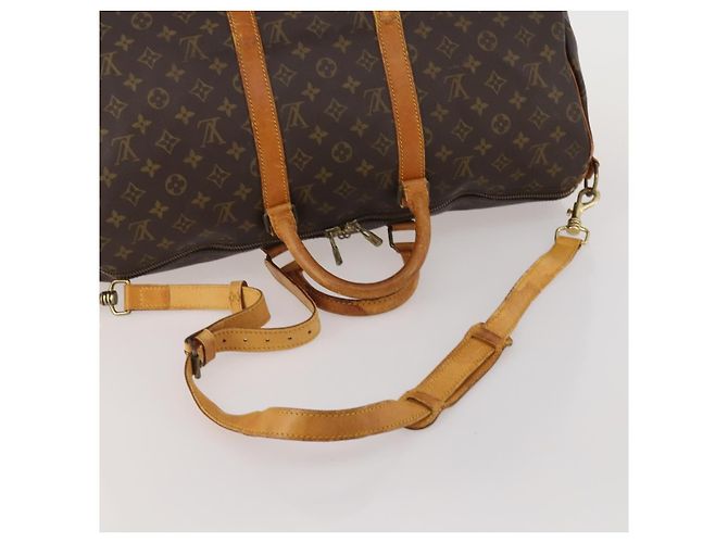 LOUIS VUITTON Monogram Keepall Bandouliere 50 Boston Bag M41416 LV Auth 192106 Monogramma - vista 7