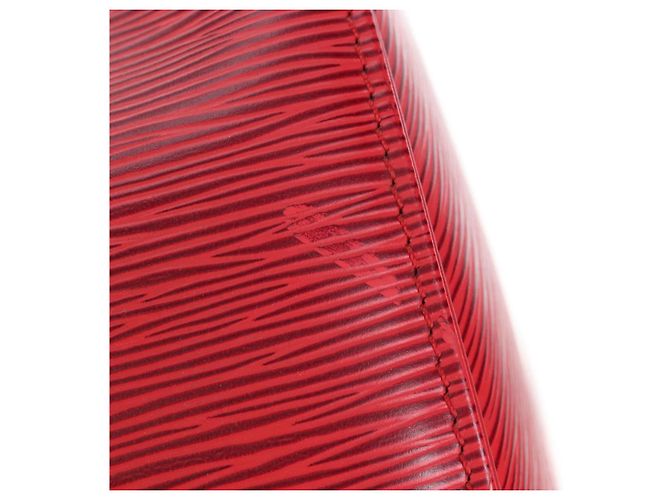 LOUIS VUITTON Epi Keepall 55 Boston Bag Red M42957 LV Auth 194589V Rosso - vista 10