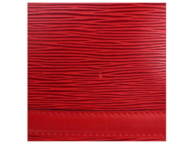 LOUIS VUITTON Epi Keepall 55 Boston Bag Red M42957 LV Auth 194589V Rosso - vista 6