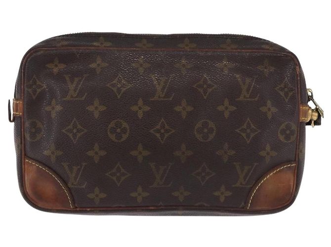 LOUIS VUITTON Monogram Marly Dragonne GM Clutch M51825 LV Auth 191976 Monogramma - vista 2
