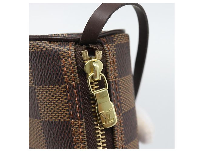 LOUIS VUITTON Damier Ebene Papillon Pouch LV Auth 194694V - vista 10
