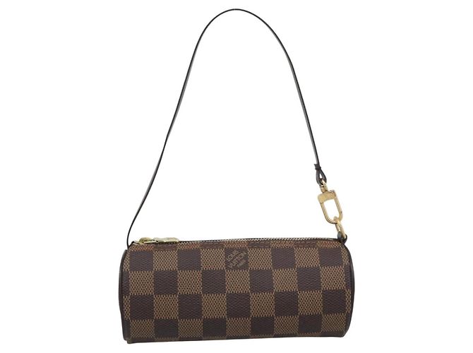 LOUIS VUITTON Damier Ebene Papillon Pouch LV Auth 194694V - vista 13