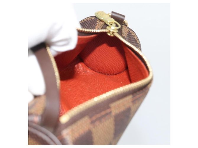 LOUIS VUITTON Damier Ebene Papillon Pouch LV Auth 194694V - vista 18