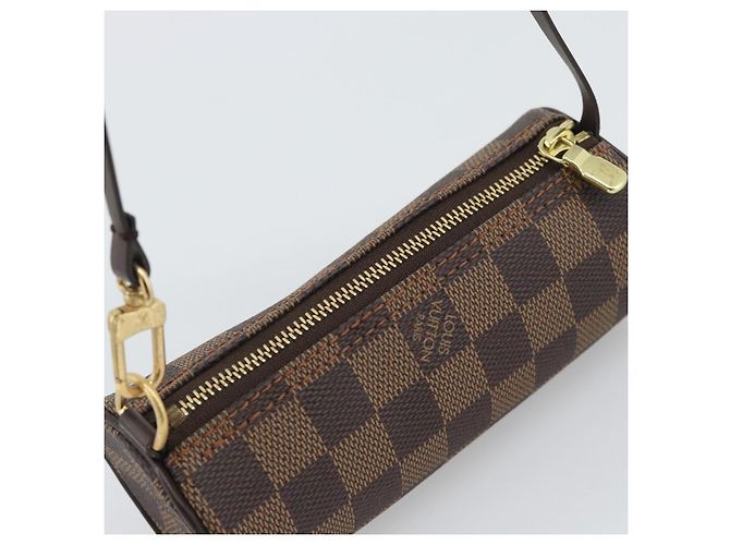 LOUIS VUITTON Damier Ebene Papillon Pouch LV Auth 194694V - vista 6