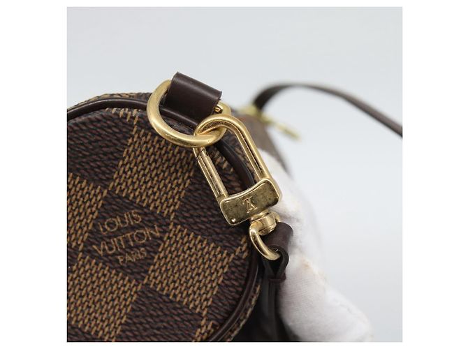 LOUIS VUITTON Damier Ebene Papillon Pouch LV Auth 194694V - vista 9