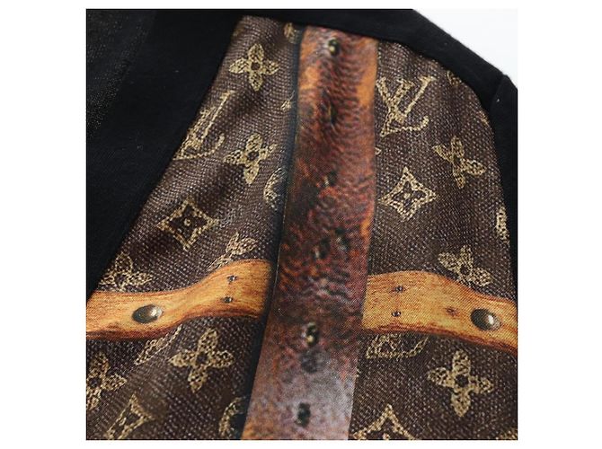 LOUIS VUITTON Cardigã Monogram Trunk Time em lã e seda LV Auth bs36696M Monograma - vista 6