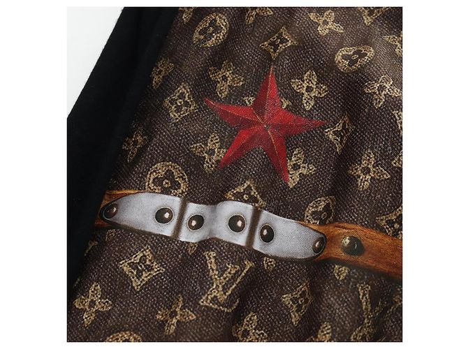 LOUIS VUITTON Cardigã Monogram Trunk Time em lã e seda LV Auth bs36696M Monograma - vista 8