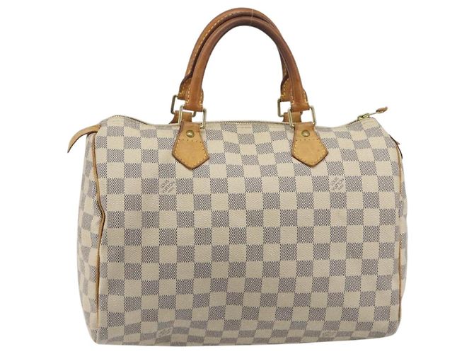 LOUIS VUITTON Borsa Damier Azur Speedy 30 N41533 LV Auth 194067 - vista 13