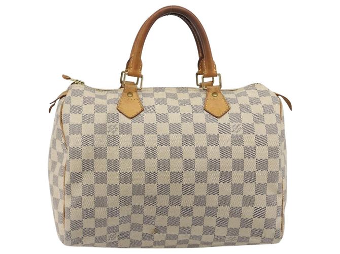LOUIS VUITTON Borsa Damier Azur Speedy 30 N41533 LV Auth 194067 - vista 2