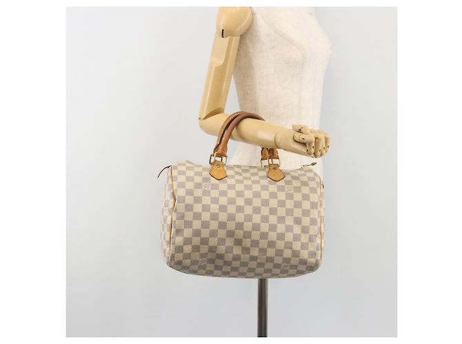 LOUIS VUITTON Borsa Damier Azur Speedy 30 N41533 LV Auth 194067 - vista 24