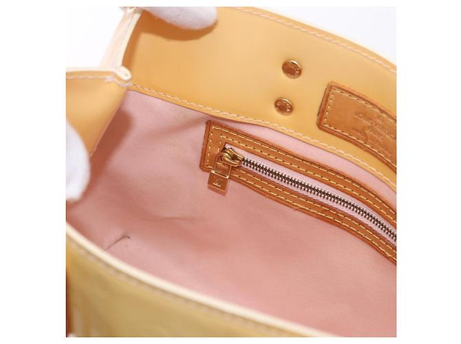 LOUIS VUITTON Borsa Monogram Vernis Reade PM Rosa Marshmallow M91306 Auth hk3934 - vista 22