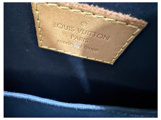 Louis Vuitton Vernes Montana Magnetique Black Patent Nero Silver hardware - vista 14