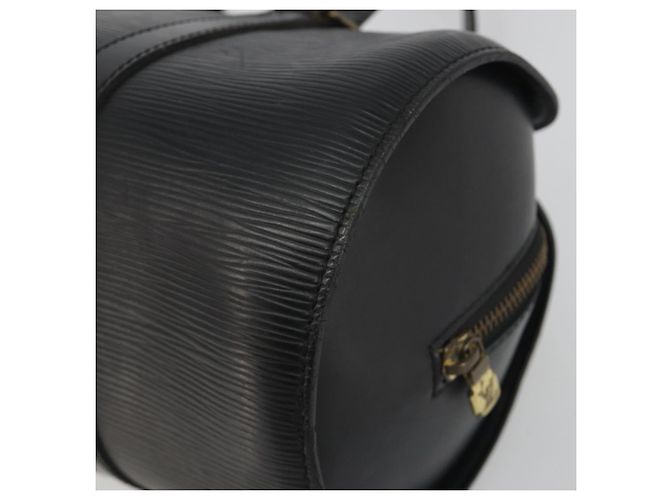 Borsa LOUIS VUITTON Epi Soufflot Nera M52222 LV Auth 194686 Nero - vista 15