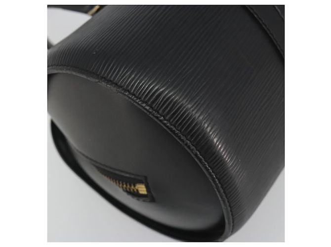 Borsa LOUIS VUITTON Epi Soufflot Nera M52222 LV Auth 194686 Nero - vista 16