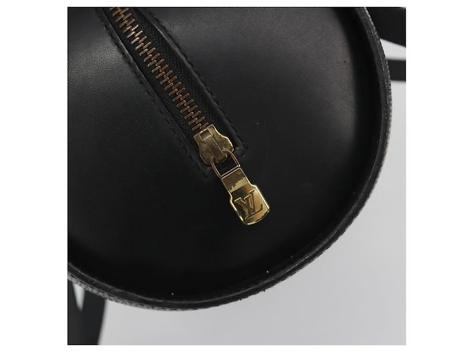 Borsa LOUIS VUITTON Epi Soufflot Nera M52222 LV Auth 194686 Nero - vista 17