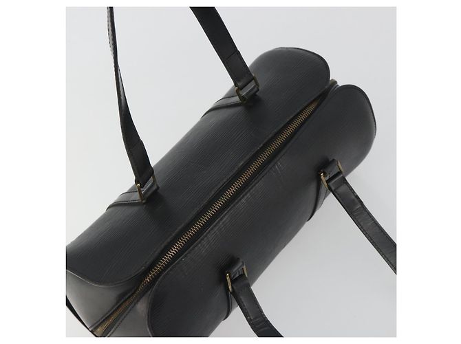 Borsa LOUIS VUITTON Epi Soufflot Nera M52222 LV Auth 194686 Nero - vista 6