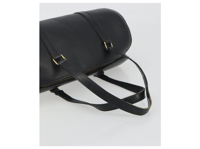 Borsa LOUIS VUITTON Epi Soufflot Nera M52222 LV Auth 194686 Nero - vista 7