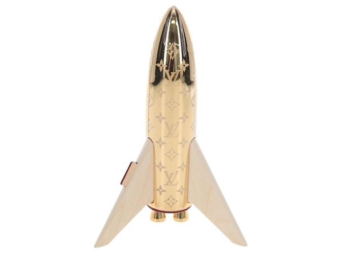LOUIS VUITTON Monogram Metall Raketen-Briefbeschwerer Gold GI0794 LV Auth 167456SM Golden - Ansicht 2
