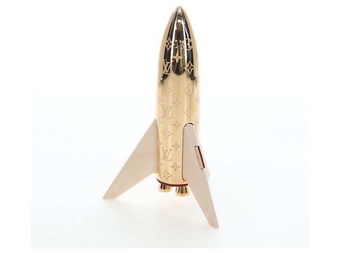 LOUIS VUITTON Monogram Metall Raketen-Briefbeschwerer Gold GI0794 LV Auth 167456SM Golden - Ansicht 3