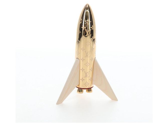 LOUIS VUITTON Monogram Metall Raketen-Briefbeschwerer Gold GI0794 LV Auth 167456SM Golden - Ansicht 4