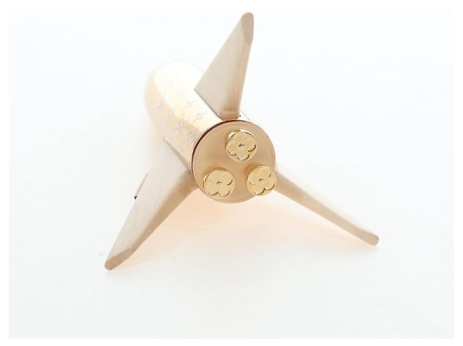 LOUIS VUITTON Monogram Metall Raketen-Briefbeschwerer Gold GI0794 LV Auth 167456SM Golden - Ansicht 6