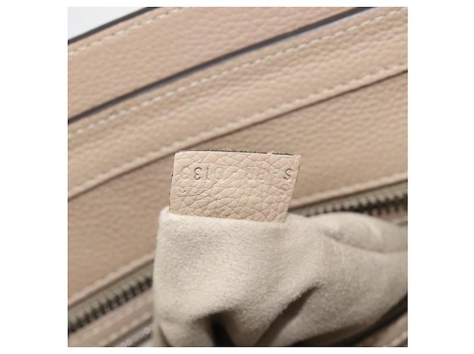 Céline CELINE Luggage Micro shopper Handtasche Leder Beige Auth 194755SAM - Ansicht 11
