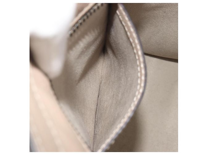 Céline CELINE Luggage Micro shopper Handtasche Leder Beige Auth 194755SAM - Ansicht 25