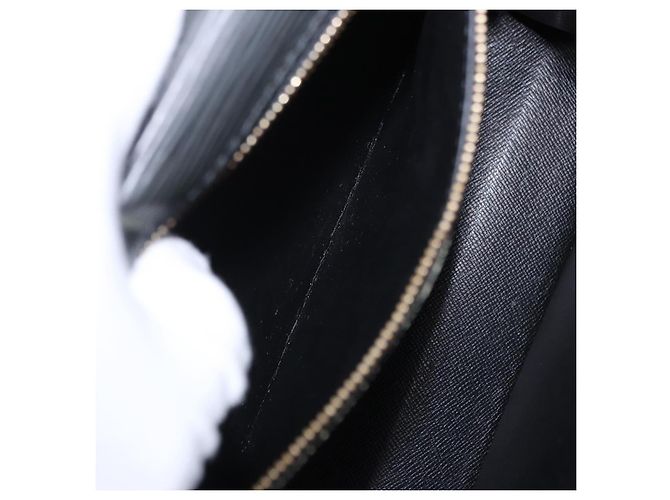 LOUIS VUITTON Epi Monceau 28 Hand Bag Black M52122 LV Auth ka5535 Nero - vista 11