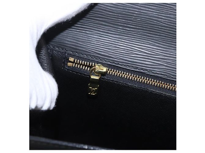 LOUIS VUITTON Epi Monceau 28 Hand Bag Black M52122 LV Auth ka5535 Nero - vista 22
