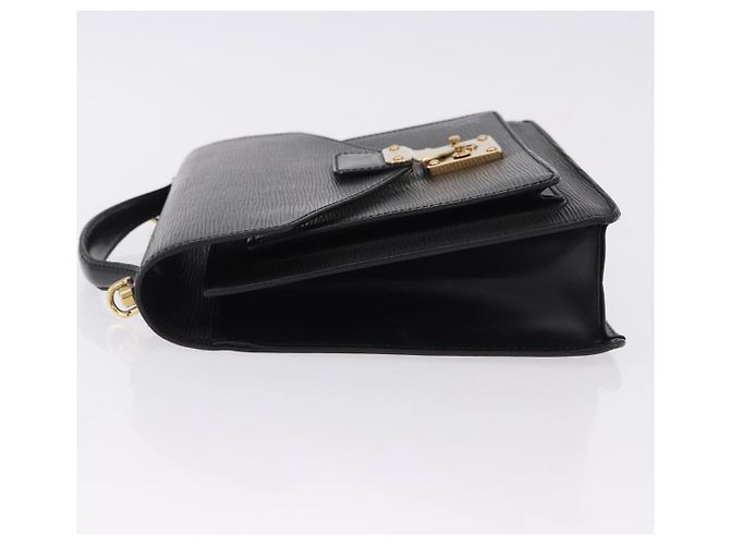 LOUIS VUITTON Epi Monceau 28 Hand Bag Black M52122 LV Auth ka5535 Nero - vista 4