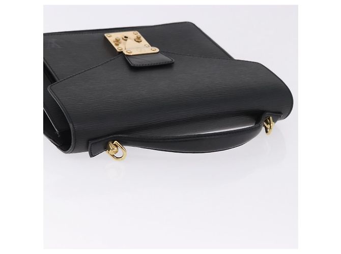 LOUIS VUITTON Epi Monceau 28 Hand Bag Black M52122 LV Auth ka5535 Nero - vista 5